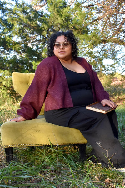 Sweet Like Cherry Cola Cardigan