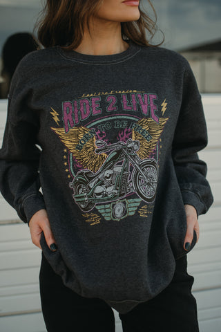 Biker Babe Pullover *S-XL*