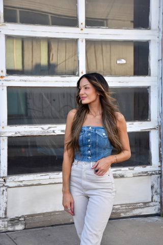 Blue Without You Top