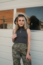Load image into Gallery viewer, Crop &amp; Go Mockneck in Dark Gray *2-16*
