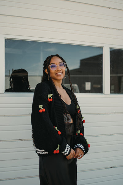 Wild Cherry Cardigan