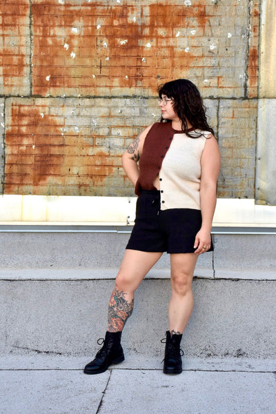 Cinnamon Split Sweater Vest *RESTOCKED*