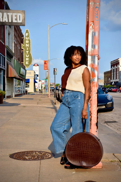Cinnamon Split Sweater Vest *RESTOCKED*
