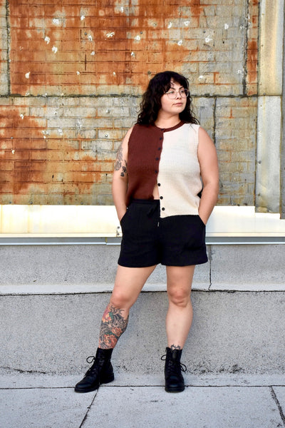 Cinnamon Split Sweater Vest *RESTOCKED*