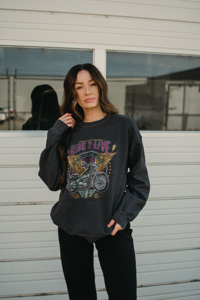 Biker Babe Pullover *S-XL*