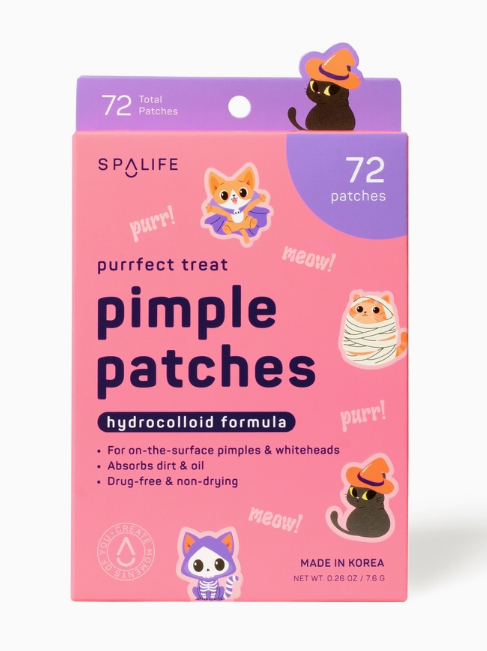 Purrrfect-Treat Hydrocolloid Pimple Patches